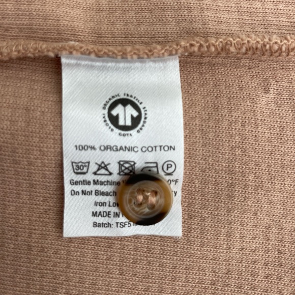 The Simple Folk The Explorer Playsuit Romper Clay Organic Unisex Size 10 Henley - Picture 6 of 9